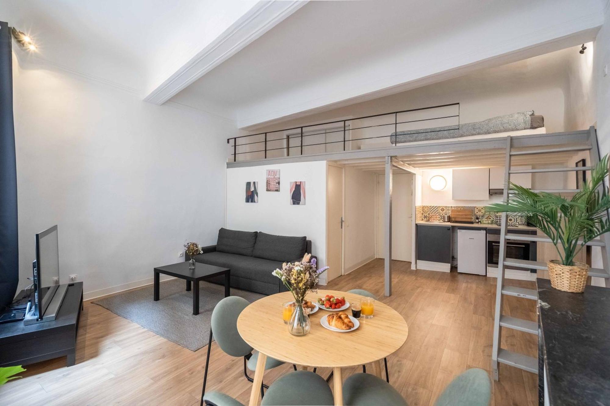 Studio Mezzanine Aumone Vieille Aix-en-Provence Kültér fotó